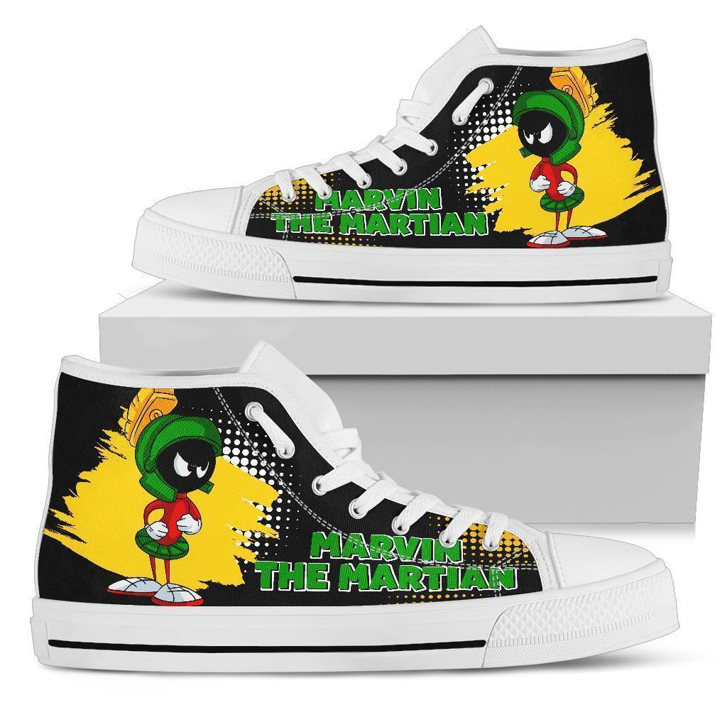 Marvin The Martian High Top Shoes Fan-Gear Wanta