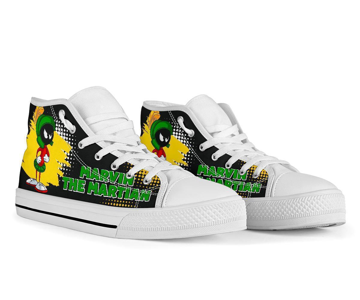 Marvin The Martian High Top Shoes Fan-Gear Wanta