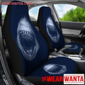 Massive Open Mouth Of A Great White Shark Car Seat Covers-Gear Wanta