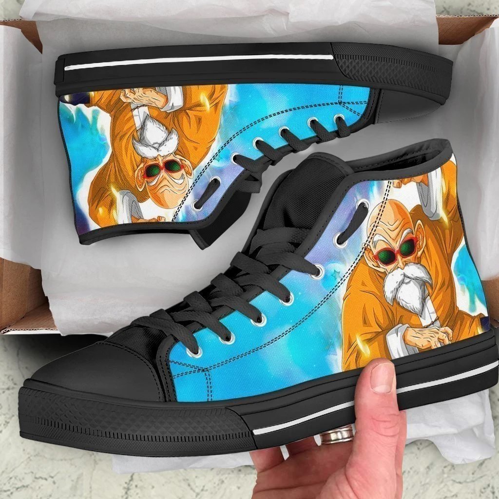 Master Roshi High Top Shoes Dragon Ball Custom PT1911-Gear Wanta