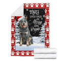 May Your Day Be Merry Heeler Dog Fleece Blanket Gift Idea-Gear Wanta