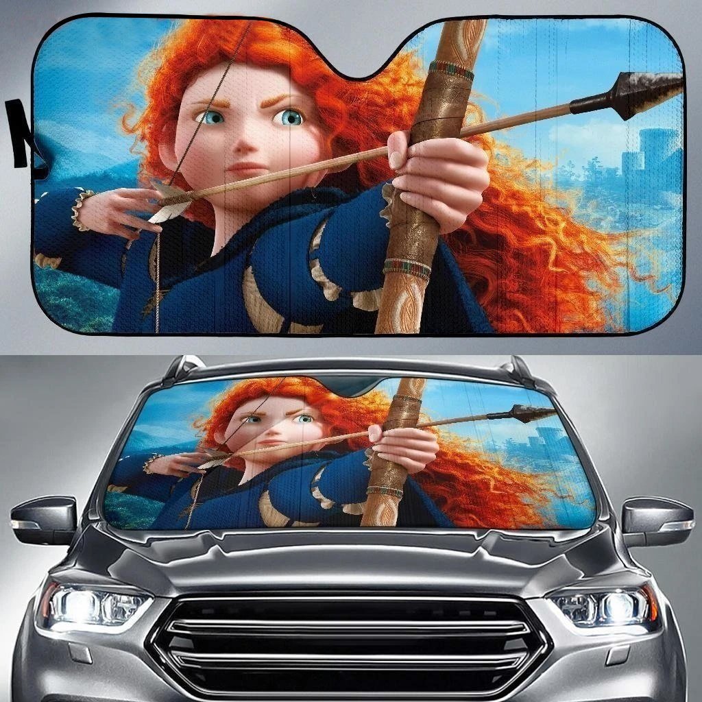 Merida Princess Brave Animate Car Sun Shade-Gear Wanta