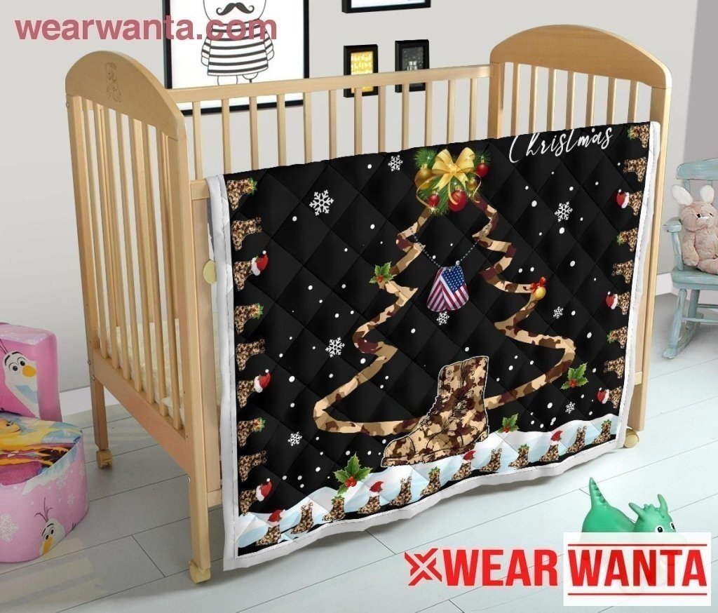 Merry Marine Christmas Blanket Amazing Gift Idea-Gear Wanta