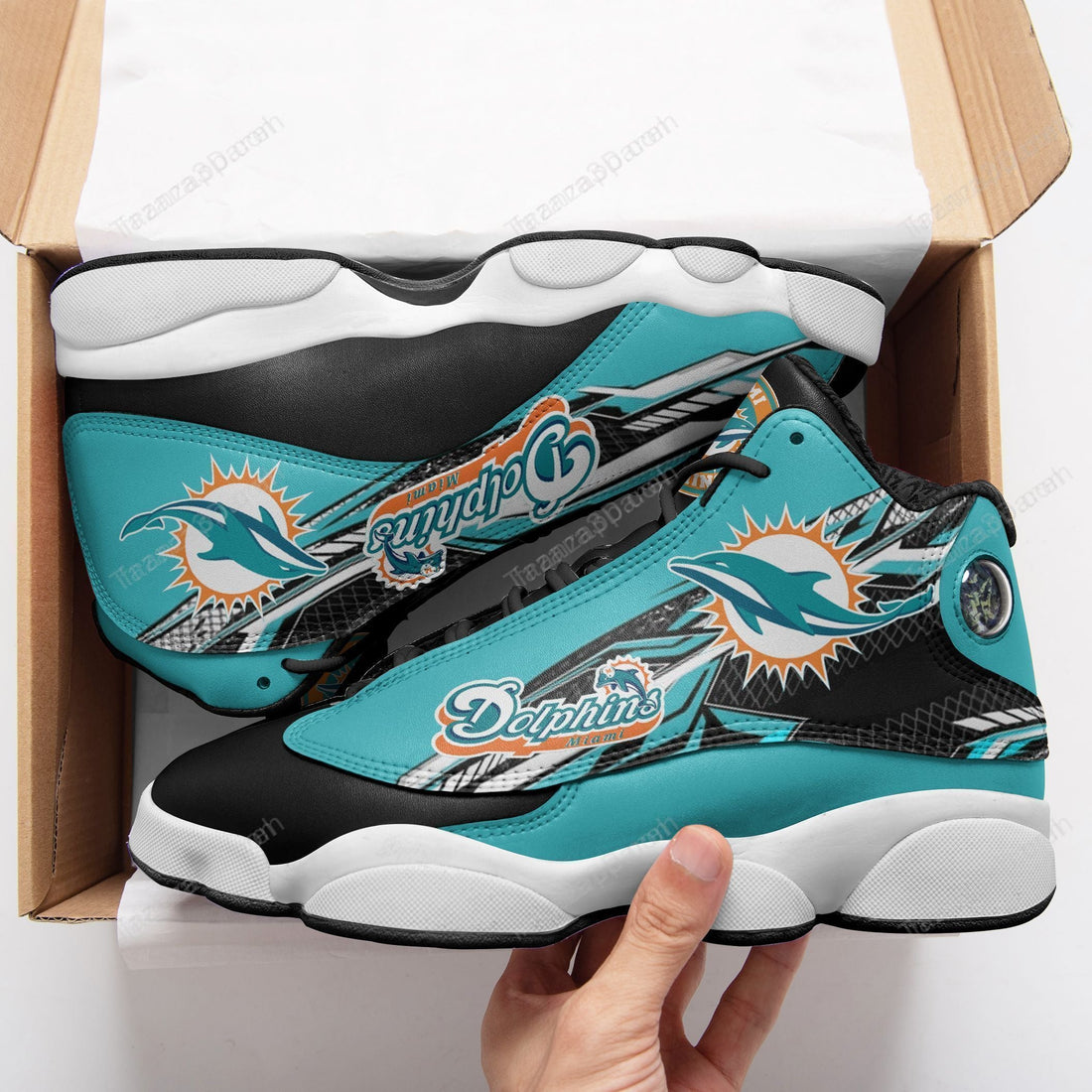 Miami Dolphins Ajd13 Sneakers 776-Gear Wanta