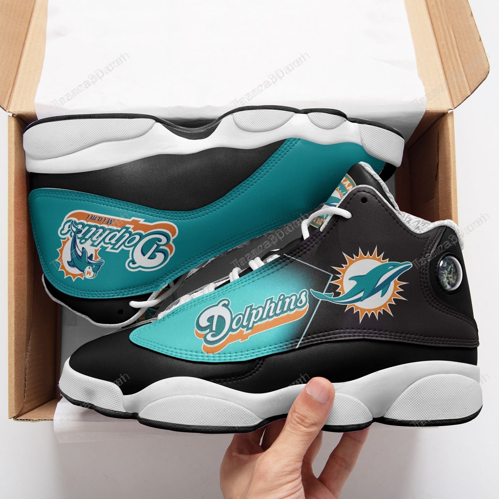 Miami Dolphins Custom Shoes Sneakers 256-Gear Wanta
