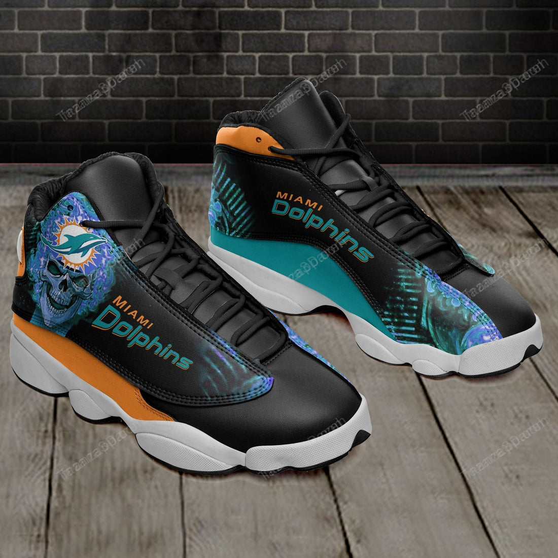 Miami Dolphins Custom Shoes Sneakers 349-Gear Wanta