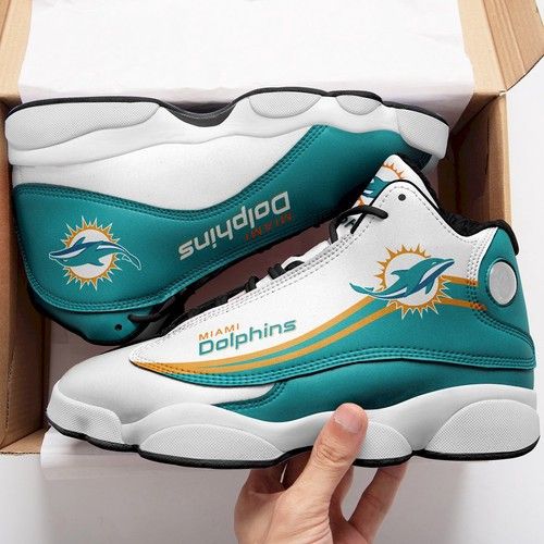 Miami Dolphins Jd13 Sneakers 13 Running Shoes For Teams-Gear Wanta