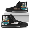Miami Dolphins Sneakers Baby Yoda High Top Shoes Mixed-Gear Wanta