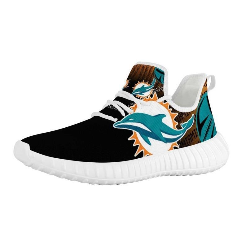 Miami Dolphins Sneakers Custom Shoes white 79 shoes Fan G-Gear Wanta