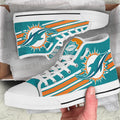 Miami Dolphins High Top Shoes Custom-Gear Wanta