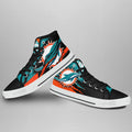 Miami Dolphins High Top Shoes Custom For Fans-Gear Wanta