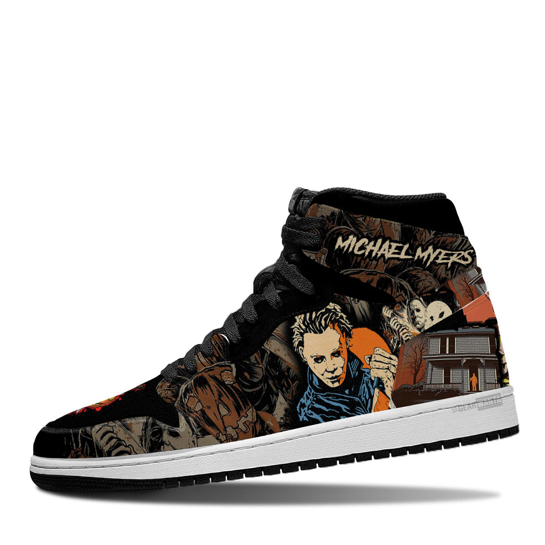 Michael Myers Shoes Custom Horror Fans Sneakers-Gear Wanta