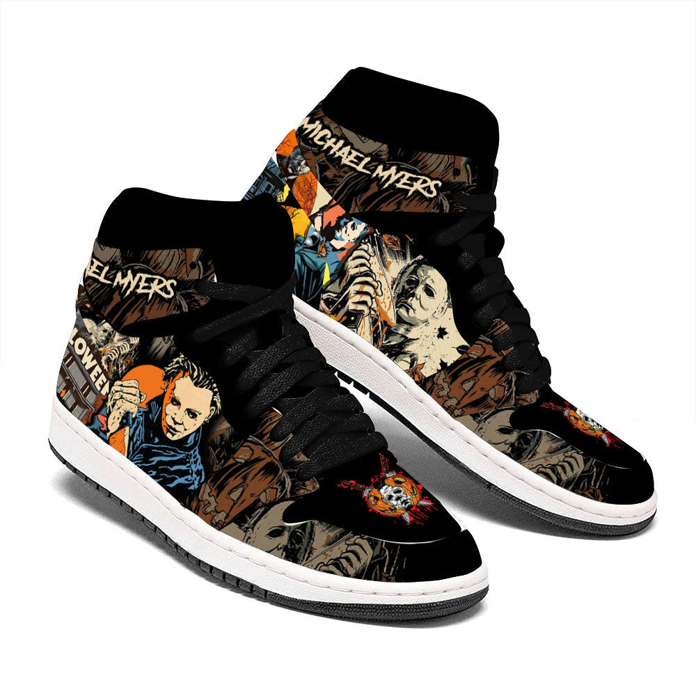 Michael Myers Shoes Custom Horror Fans Sneakers-Gear Wanta