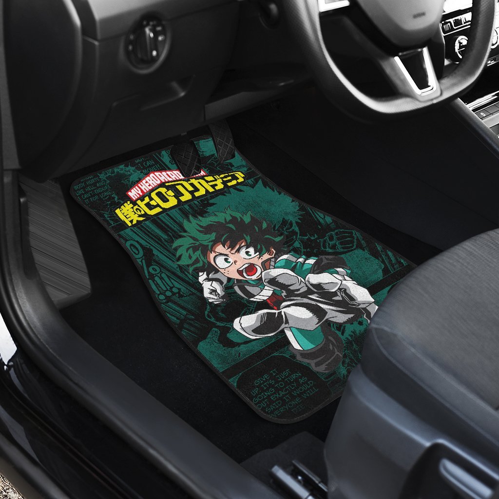 Midoriya Izuku Deku My Hero Academia Car Floor Mats Manga Mixed Anime Cute-Gear Wanta