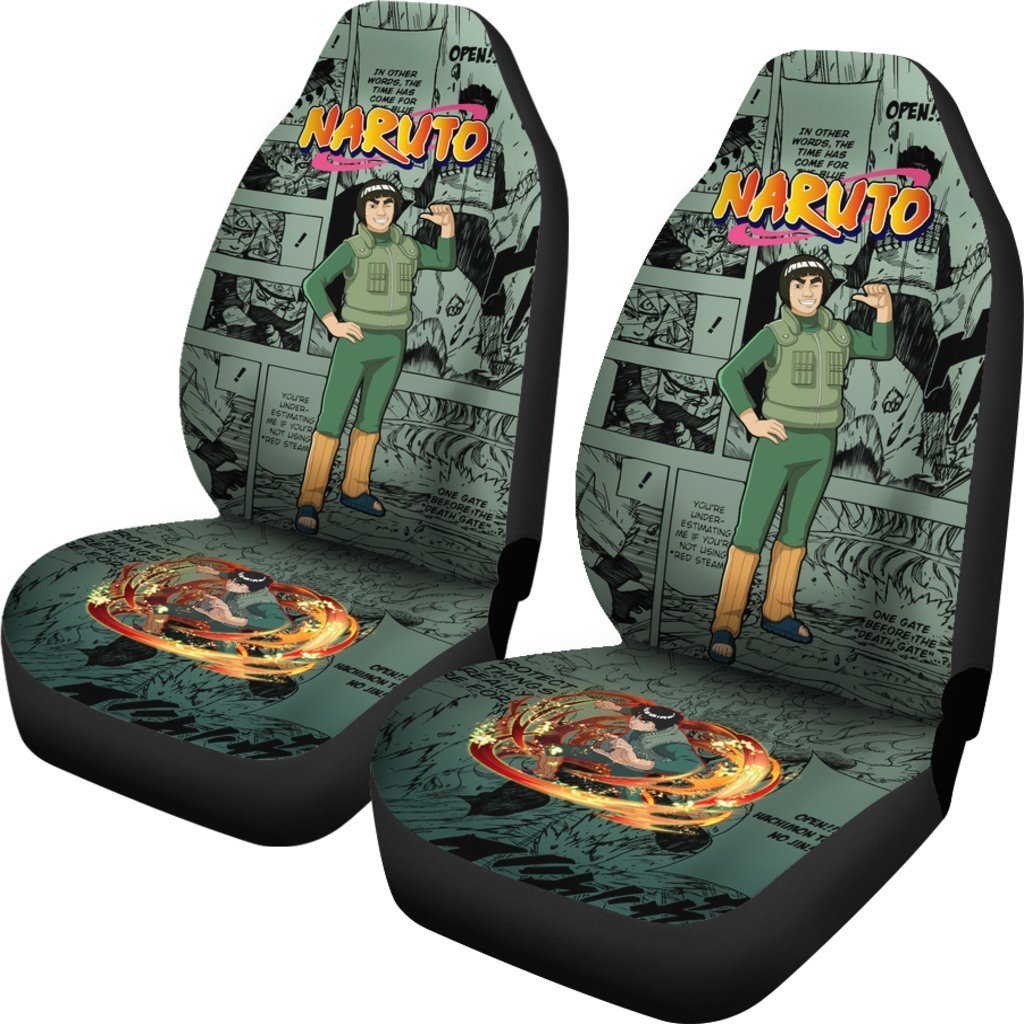 Might Guy NRT Car Seat Covers Gift For Cute Fan Anime-Gear Wanta