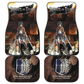 Mikasa Ackerman Attack On Titan Car Floor Mats For Strong Fan Anime-Gear Wanta