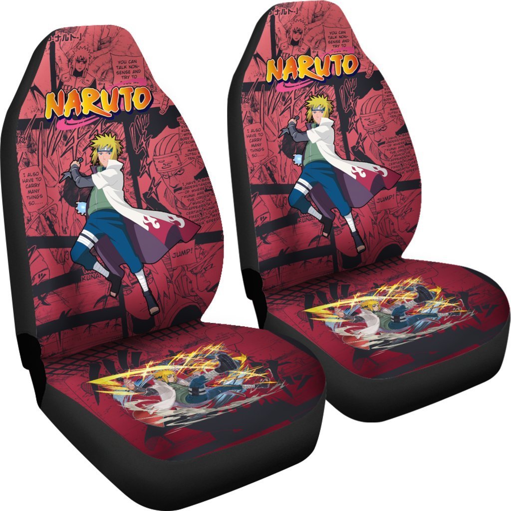 Minato NRT Car Seat Covers Custom Anime Car Accessories-Gear Wanta