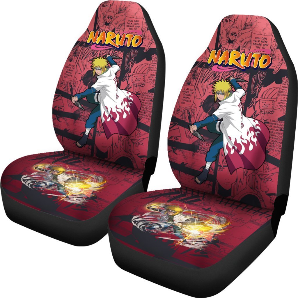 Minato NRT Car Seat Covers Gift For Hard Fan Anime-Gear Wanta