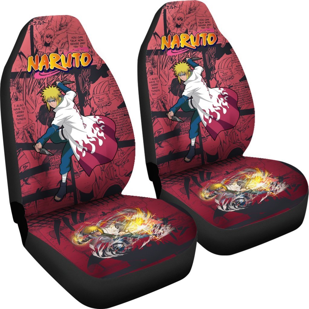 Minato NRT Car Seat Covers Gift For Hard Fan Anime-Gear Wanta