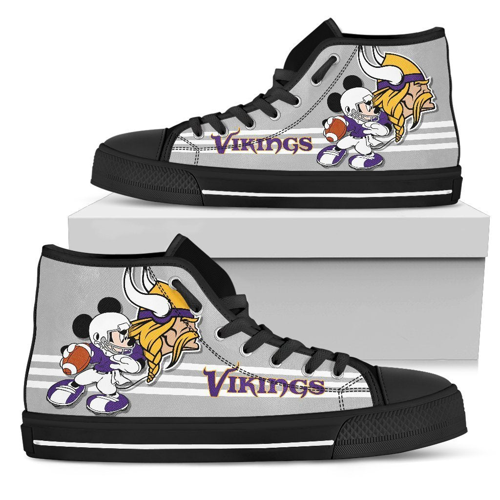 Minnesota Vikings High Top Shoes Custom PT19-Gear Wanta