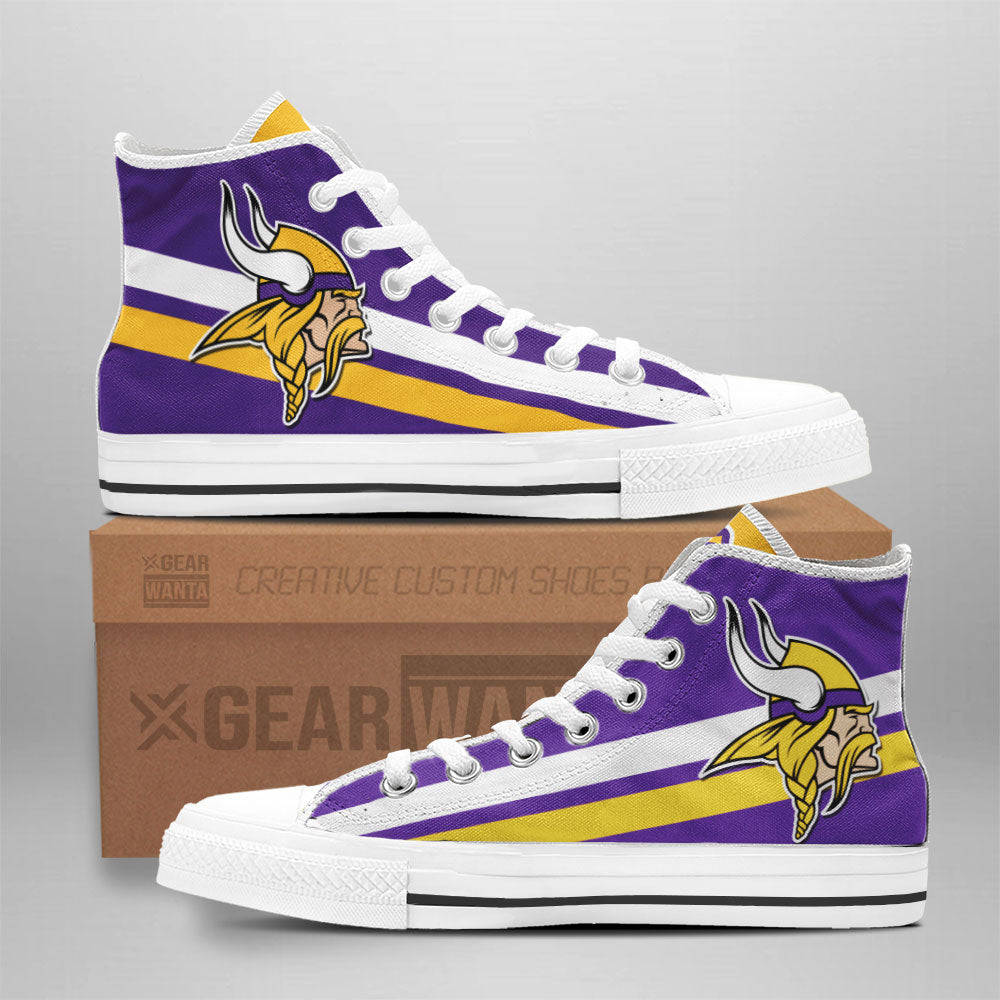 Minnesota Vikings High Top Shoes Custom-Gear Wanta