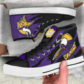 Minnesota Vikings High Top Shoes Custom For Fans-Gear Wanta