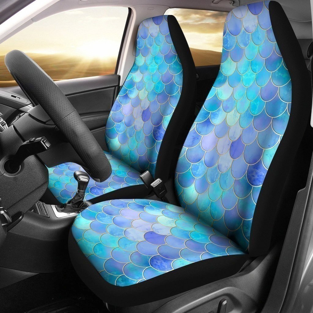 Mint Mermaid Skin Car Seat Covers-Gear Wanta