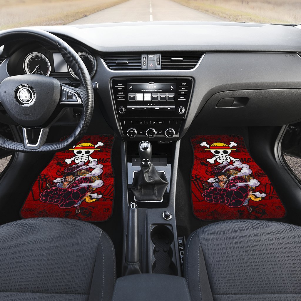 Monkey D. Luffy One Piece Car Floor Mats Manga Mixed Anime Cute-Gear Wanta