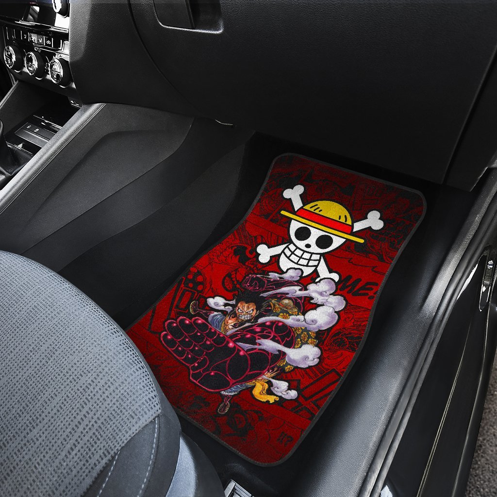 Monkey D. Luffy One Piece Car Floor Mats Manga Mixed Anime Cute-Gear Wanta