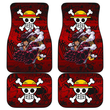 Monkey D. Luffy One Piece Car Floor Mats Manga Mixed Anime Cute-Gear Wanta