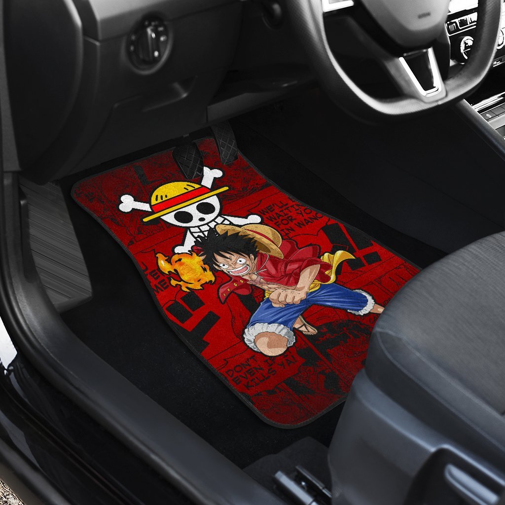 Monkey D. Luffy One Piece Car Floor Mats Manga Mixed Anime-Gear Wanta