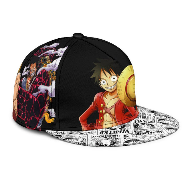 Monkey D. Luffy Snapback Hat One Piece Anime Fan Gift-Gear Wanta