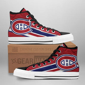 Montreal Canadiens High Top Shoes Custom Sneakers-Gear Wanta