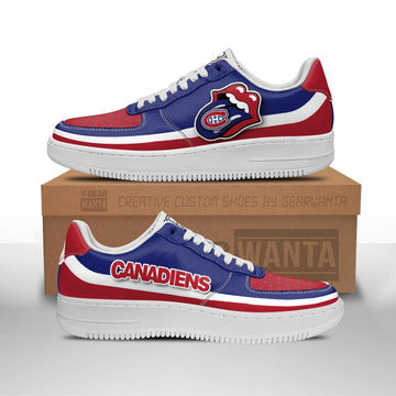 Montreal Canadiens Sneakers Custom Force Shoes Sexy Lips For Fans-Gear Wanta