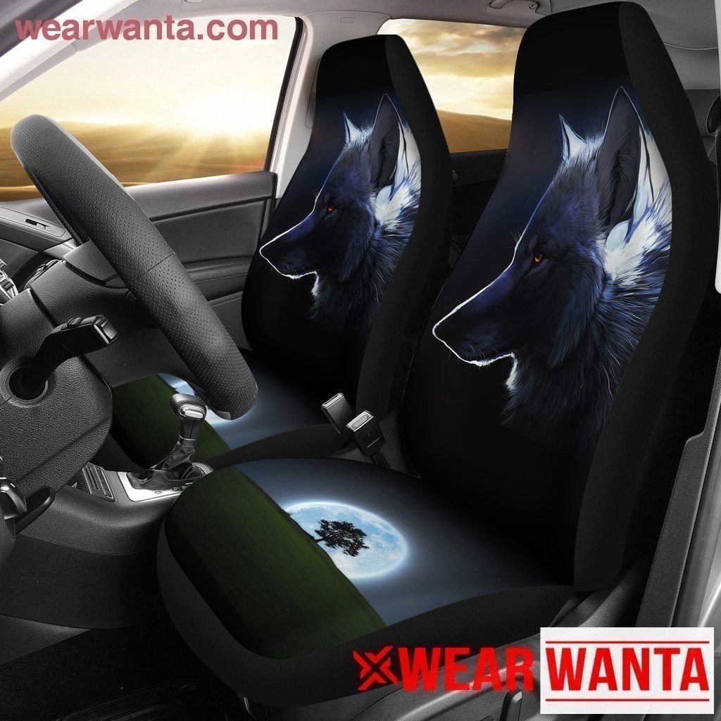Moon Wolf Car Seat Covers-Gear Wanta