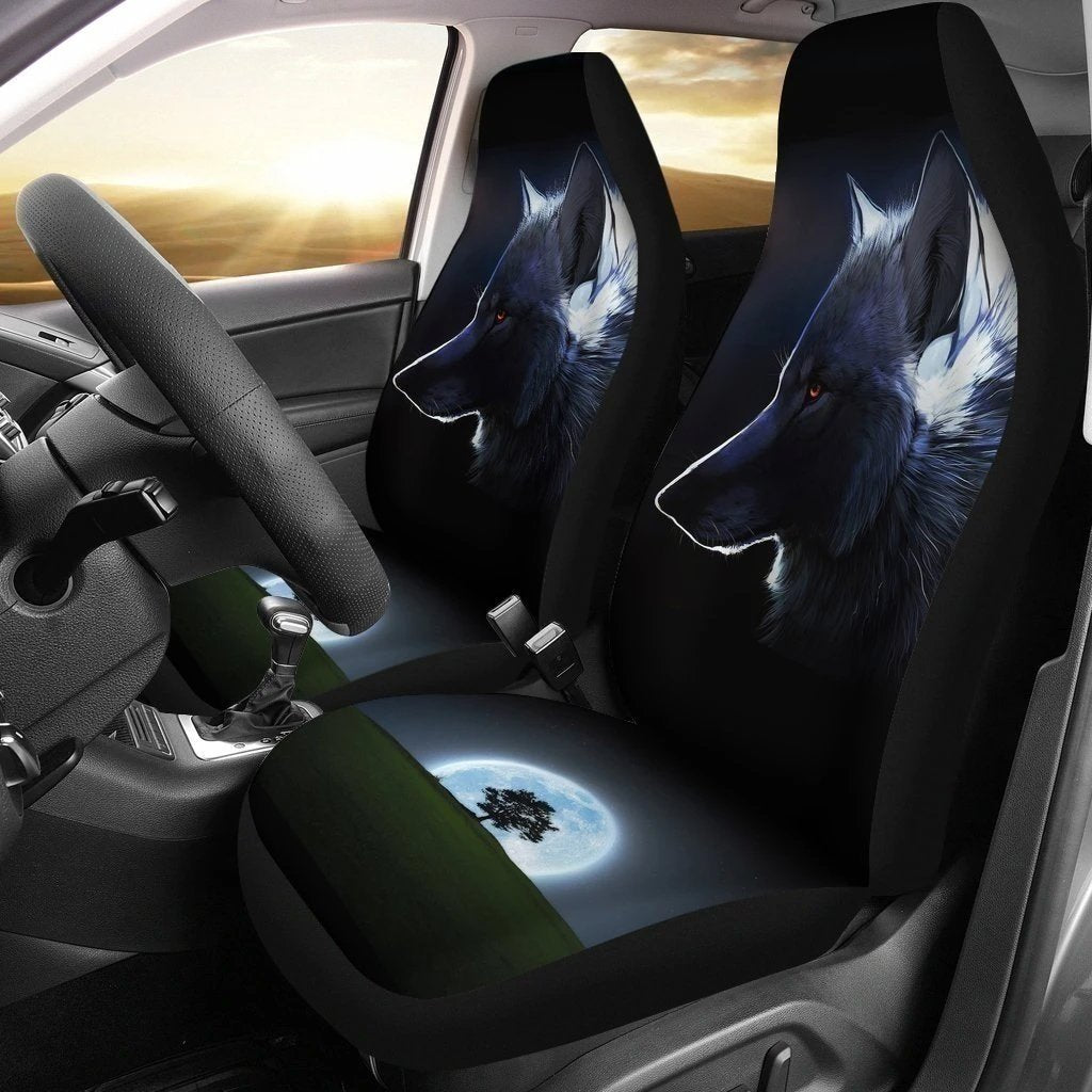 Moon Wolf Car Seat Covers-Gear Wanta