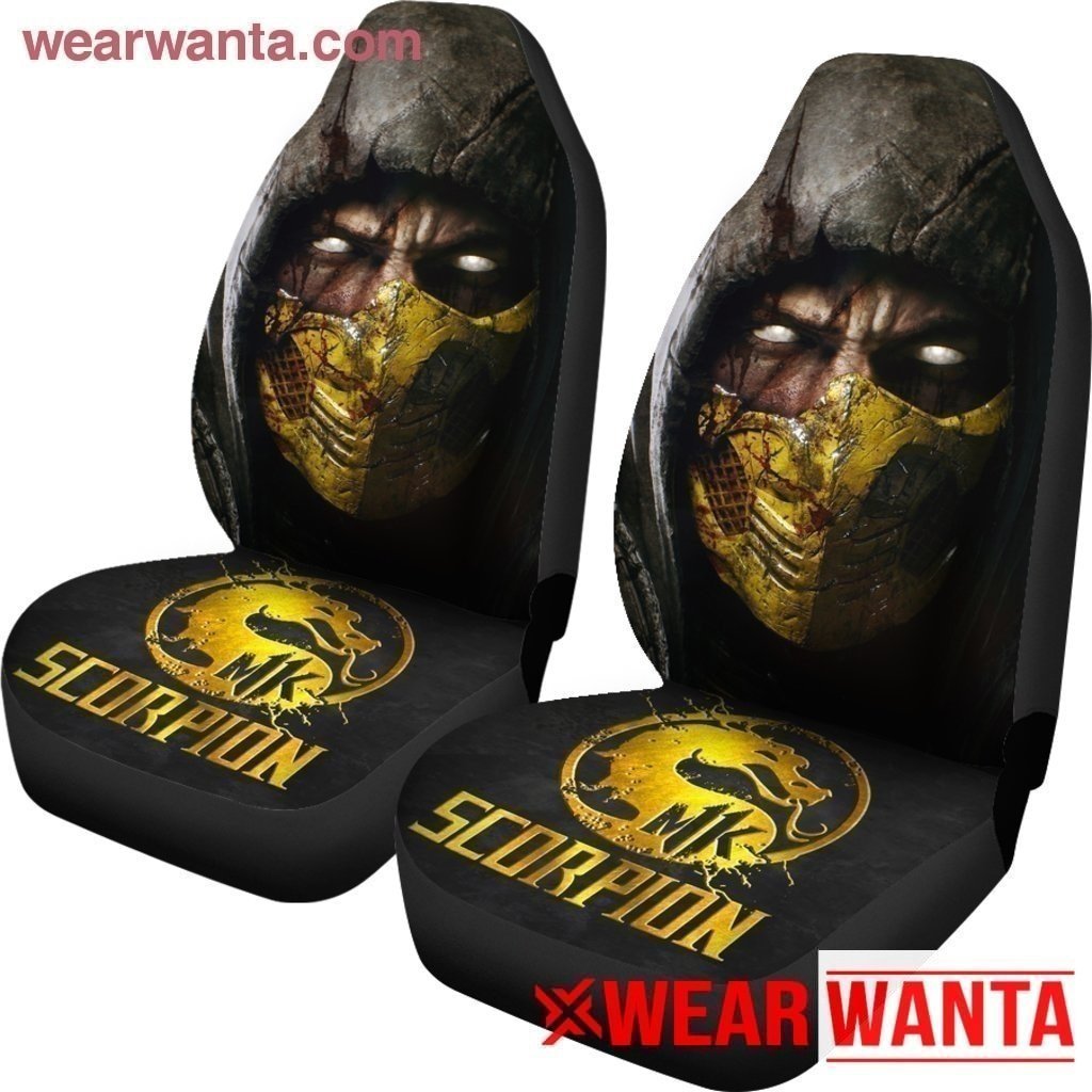 Mortal Kombat Golden Scorpion Car Seat Covers MN05-Gear Wanta