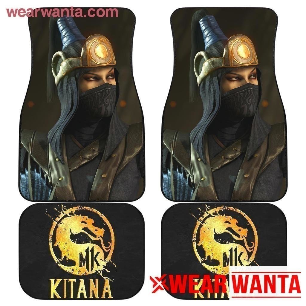 Mortal Kombat Kitana Car Floor Mats For-Gear Wanta