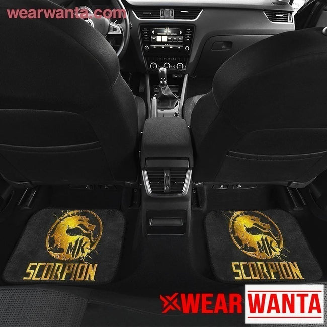 Mortal Kombat Scorpion Car Floor Mats For-Gear Wanta