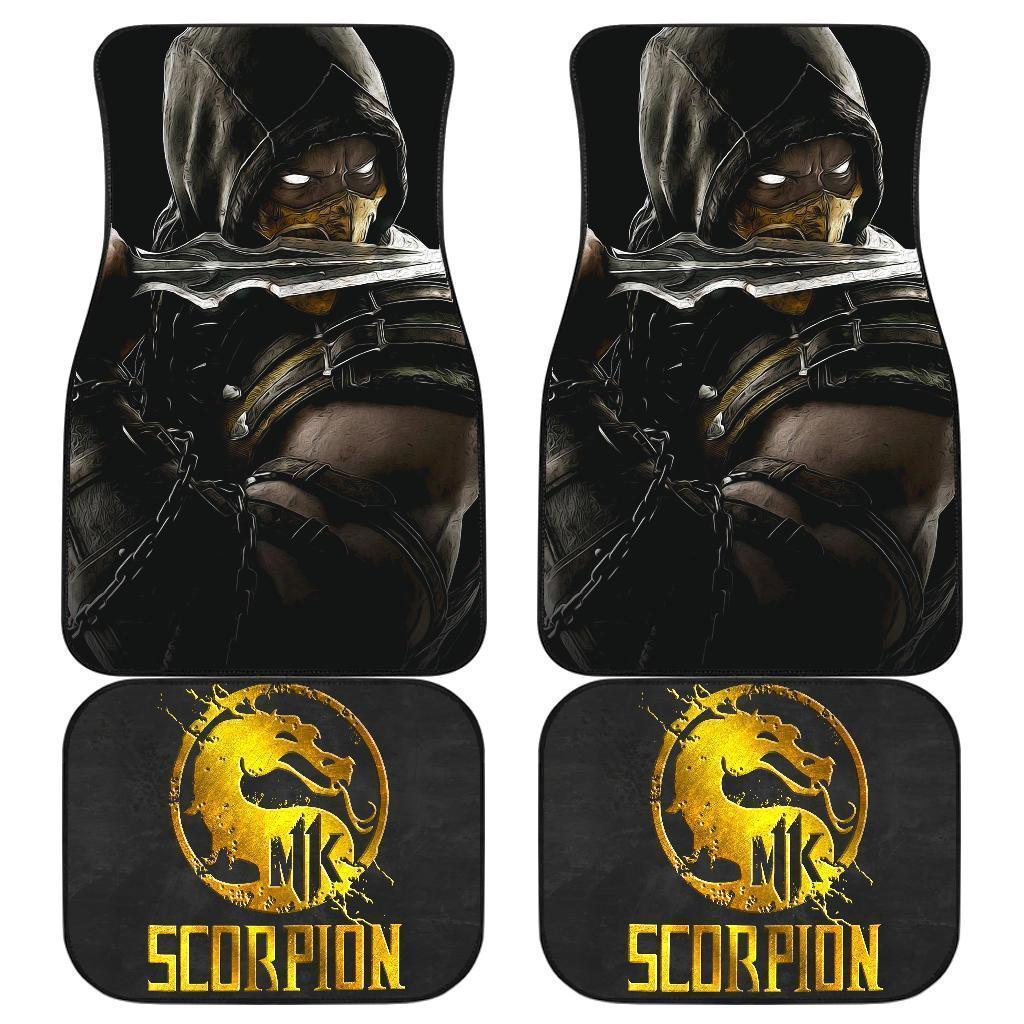Mortal Kombat Scorpion Car Floor Mats For-Gear Wanta