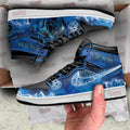 Mortal Kombat Sneakers Sub-zero Ice Style Shoes Custom For Fans-Gear Wanta