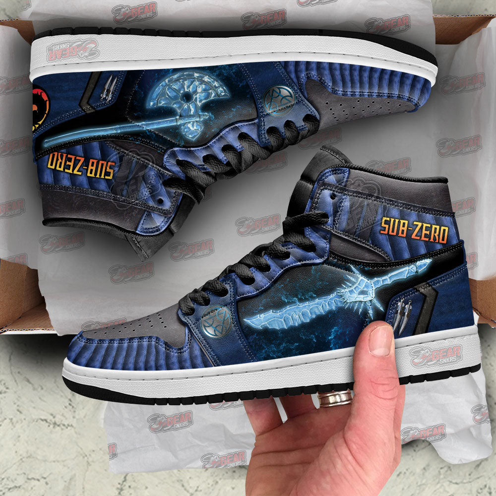 Mortal Kombat Sneakers Sub-zero Weapon Shoes Custom For Fans-Gear Wanta