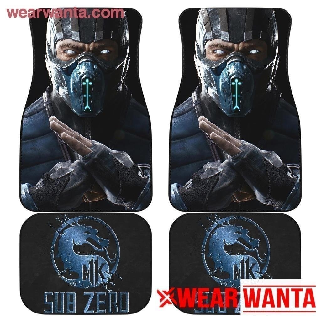 Mortal Kombat Sub-Zero Car Floor Mats For-Gear Wanta
