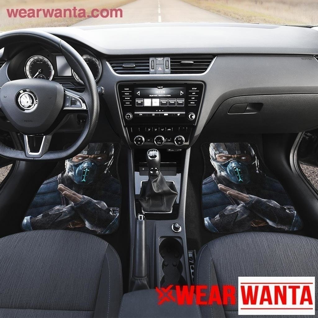 Mortal Kombat Sub-Zero Car Floor Mats For-Gear Wanta