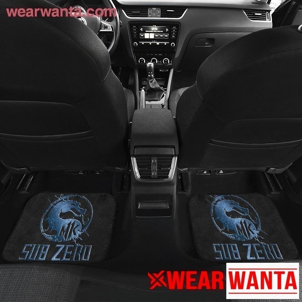 Mortal Kombat Sub-Zero Car Floor Mats For-Gear Wanta