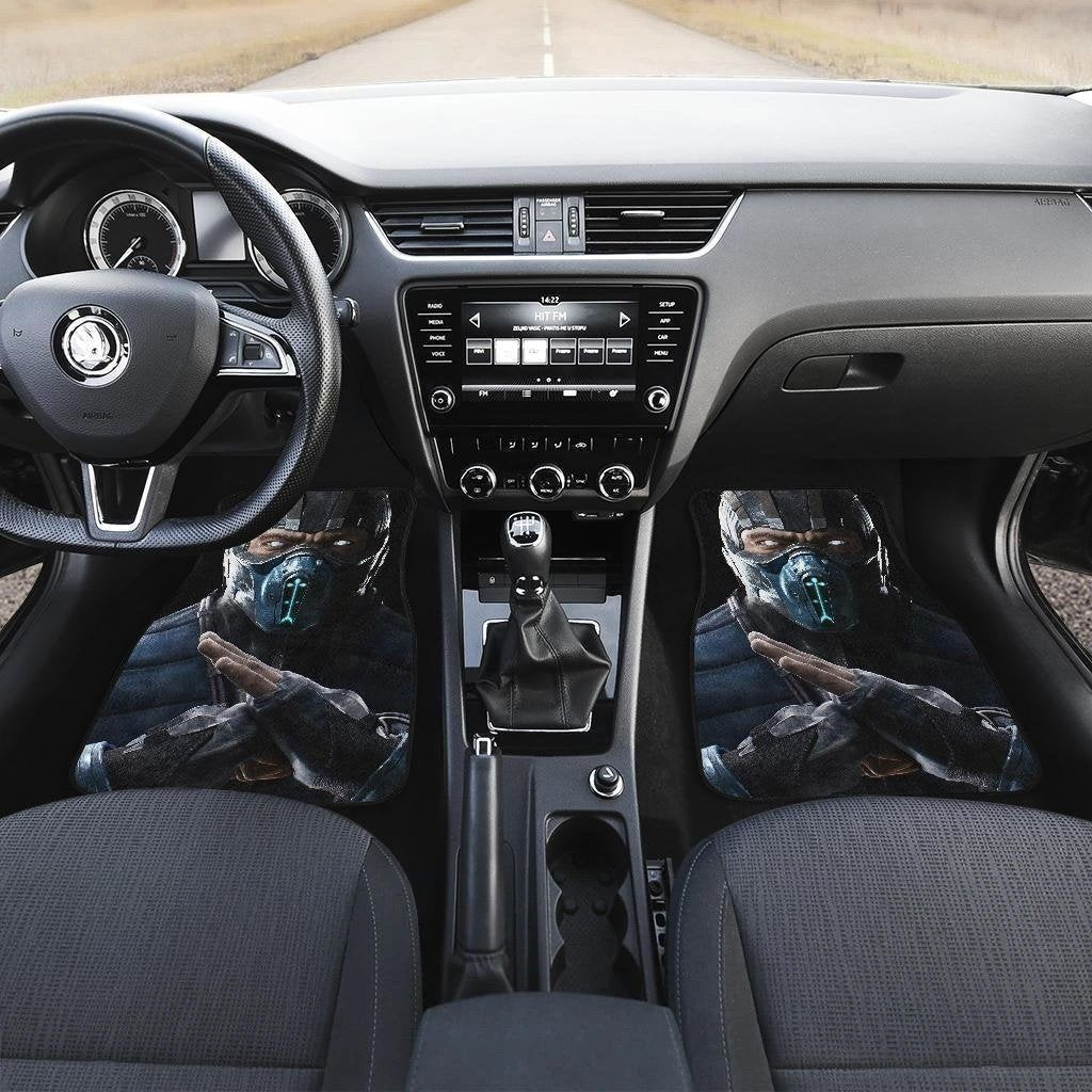 Mortal Kombat Sub-Zero Car Floor Mats For-Gear Wanta