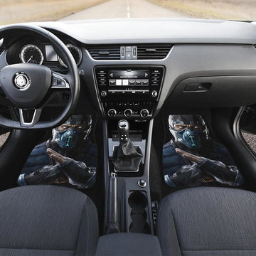 Mortal Kombat Sub-Zero Car Floor Mats For-Gear Wanta