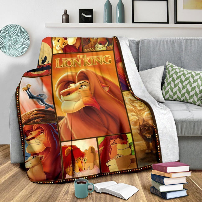 Mufasa Lion King Fleece Blanket Gift Idea-Gear Wanta