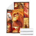 Mufasa Lion King Fleece Blanket Gift Idea-Gear Wanta