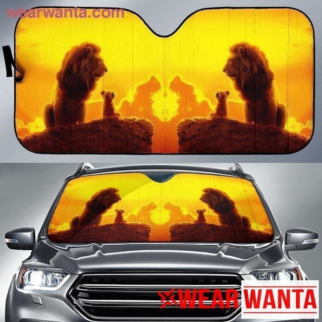 Mufasa & Simba 2019 Lion King Car Sun Shade-Gear Wanta
